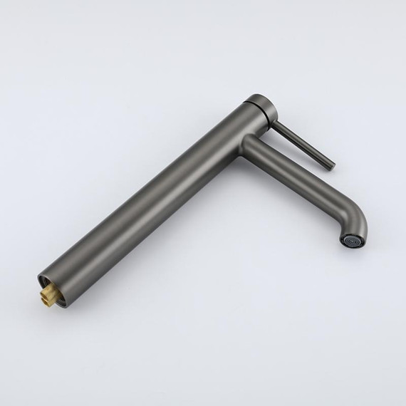 Смеситель для раковины высокий Gappo G06-9 G1006-29, оружейная сталь, Цвет производителя: оружейная сталь - фото 17