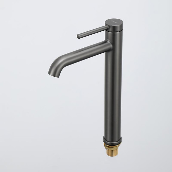 Смеситель для раковины высокий Gappo G06-9 G1006-29, оружейная сталь, Цвет производителя: оружейная сталь - фото 13