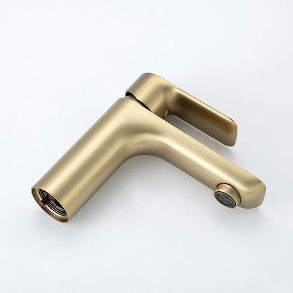 Смеситель для раковины Gappo G48-3 G1048-3, золото сатин, Цвет производителя: золото сатин - фото 18