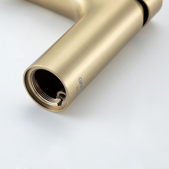 Смеситель для раковины Gappo G48-3 G1048-3, золото сатин, Цвет производителя: золото сатин - фото 22