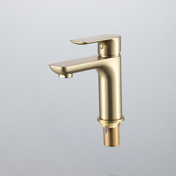 Смеситель для раковины Gappo G48-3 G1048-3, золото сатин, Цвет производителя: золото сатин - фото 14