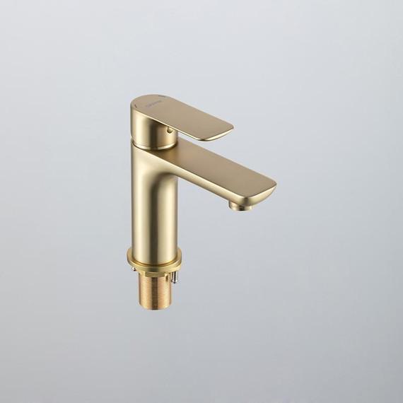 Смеситель для раковины Gappo G48-3 G1048-3, золото сатин, Цвет производителя: золото сатин - фото 17