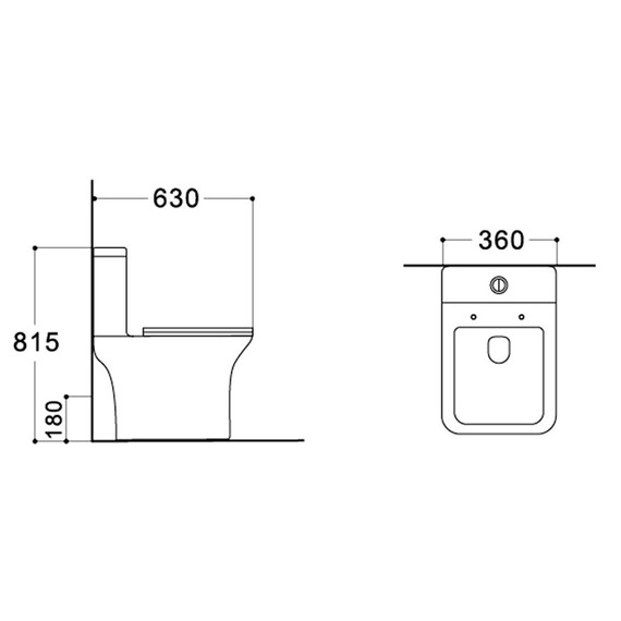 Унитаз напольный безободковый Aquatek Леон Квадро AQ2788T-00 с тонкой крышкой микролифт (система смыва Торнадо) - фото 10