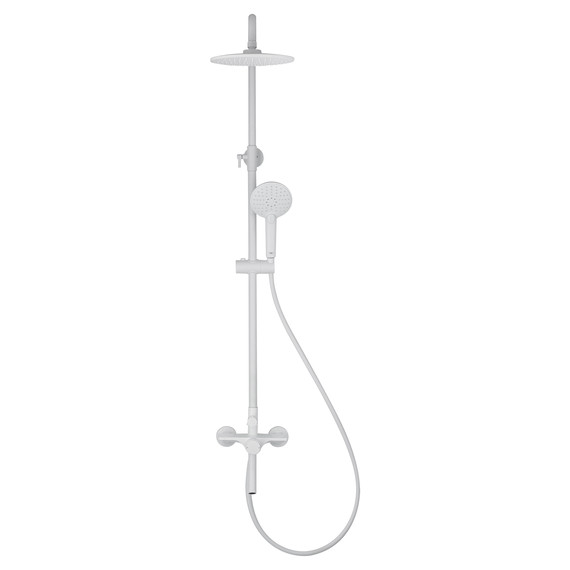 Душевая стойка Wonzon & Woghand Click WW-N3S962-MW, белый матовый - фото 