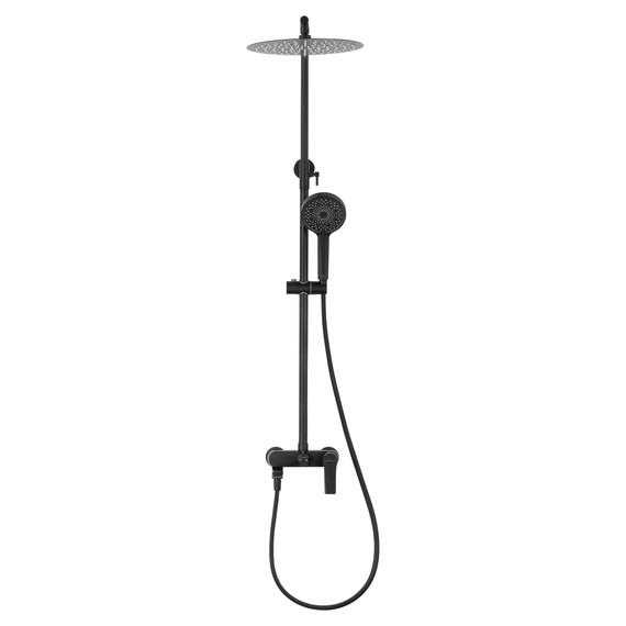 Душевая стойка Wonzon & Woghand Brilliant WW-88047079-MB, чёрный матовый - фото 2