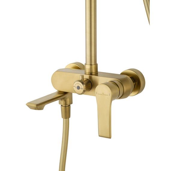 Душевая стойка Wonzon & Woghand Brilliant WW-88047079-BG, золото брашированное - фото 3