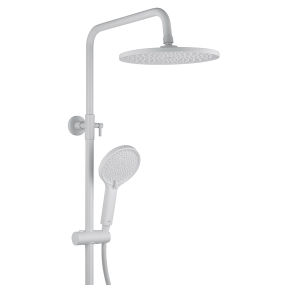 Душевая стойка с термостатом Wonzon & Woghand The one WW-B3094-MW, белый матовый - фото 6