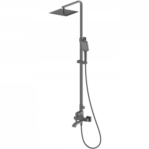 Душевая стойка Wonzon & Woghand Flex WW-88047072-BGM, тёмный графит брашированный - фото 