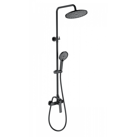 Душевая стойка Wonzon & Woghand WW-B3200-MB, чёрный матовый - фото 