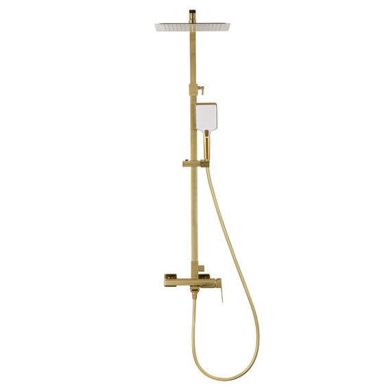 Душевая стойка Wonzon & Woghand Diamond WW-88739011-BG, золото брашированное - фото 2