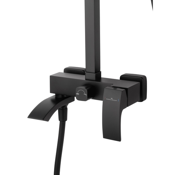 Душевая стойка Wonzon & Woghand Fit WW-88739009-MB, чёрный матовый - фото 3