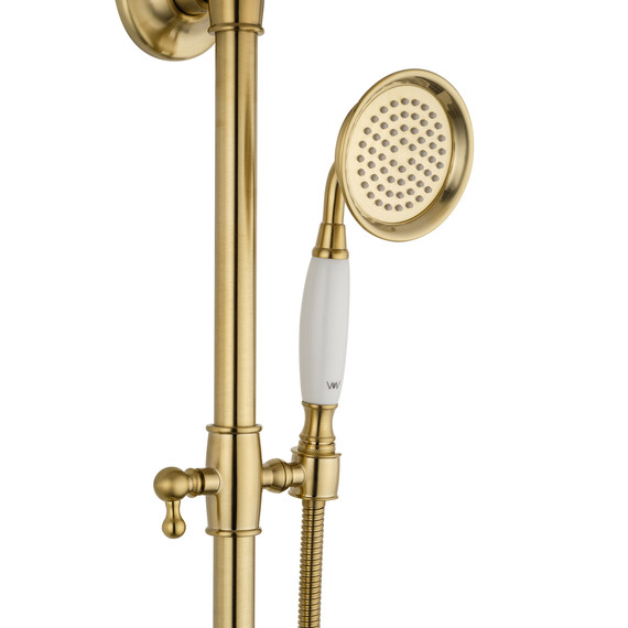 Душевая стойка Wonzon & Woghand Retro WW-88739020-BG, золото брашированное - фото 6