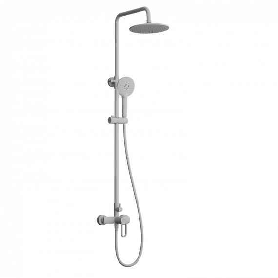 Душевая стойка Wonzon & Woghand WW-B2166-A-MW, белый матовый - фото 