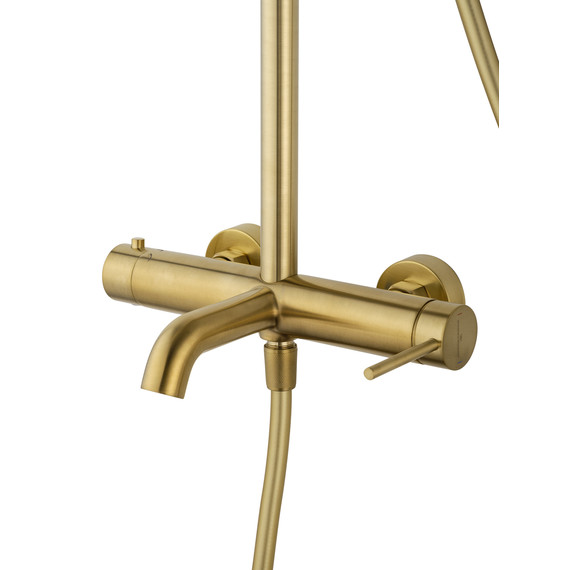 Душевая стойка Wonzon & Woghand Stick WW-88739017-BG, золото брашированное - фото 3