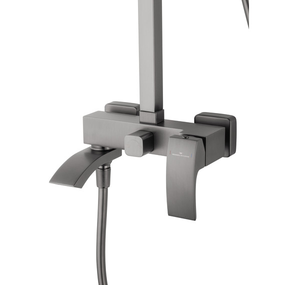 Душевая стойка Wonzon & Woghand Fit WW-88739009-BGM, тёмный графит брашированный - фото 3