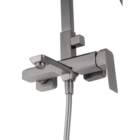 Душевая стойка Wonzon & Woghand Diamond WW-88739011-BGM, тёмный графит брашированный - фото 4