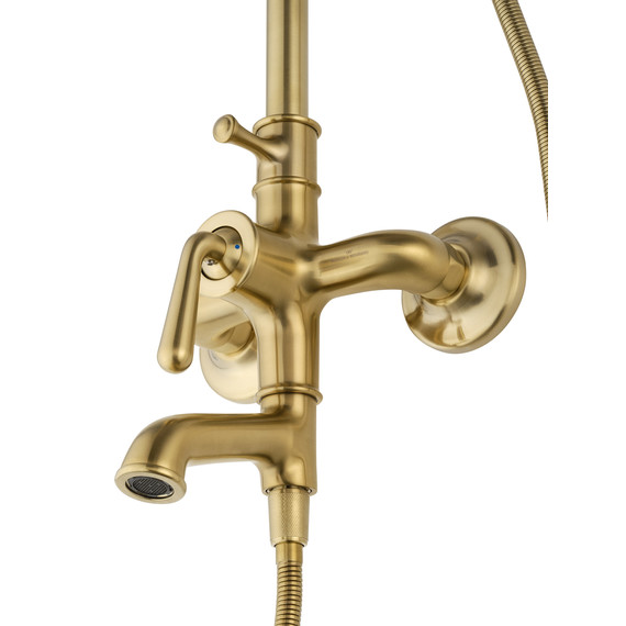 Душевая стойка Wonzon & Woghand Steam WW-88739008-BG, золото брашированное - фото 4