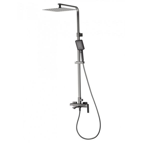Душевая стойка Wonzon & Woghand Diamond WW-88739011-BGM, тёмный графит брашированный - фото 