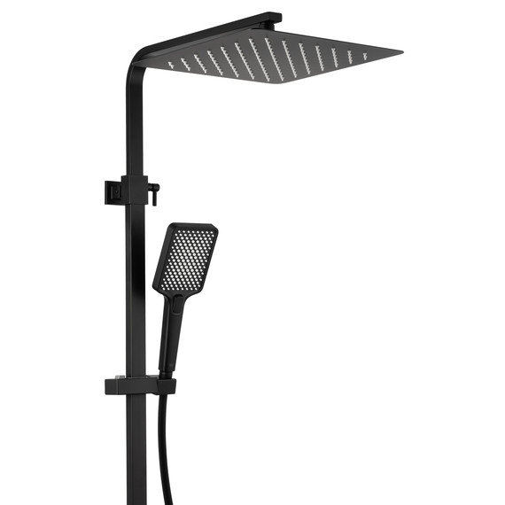 Душевая стойка Wonzon & Woghand Diamond WW-88739011-MB, чёрный матовый - фото 5