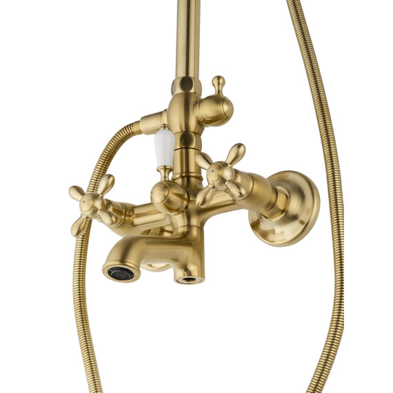 Душевая стойка Wonzon & Woghand Retro WW-88739020-BG, золото брашированное - фото 4