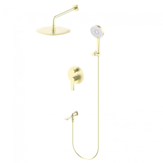 Душевая система для ванны Wonzon & Woghand Brilliant WW-88939079-BG, золото брашированное - фото 