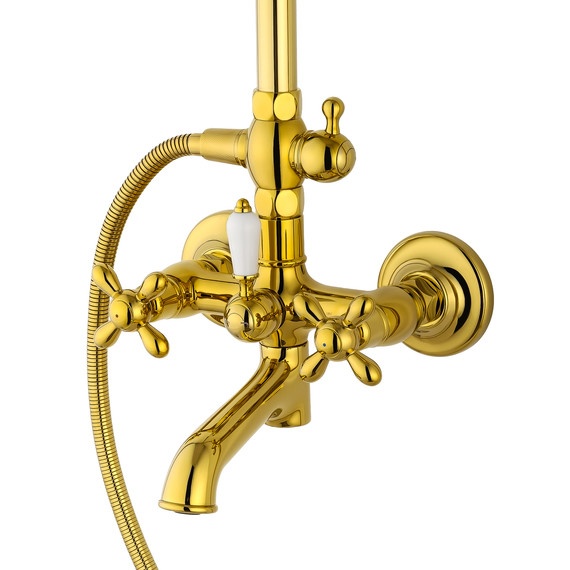 Душевая стойка Wonzon & Woghand Retro WW-88739020-PG, золото глянцевое - фото 2