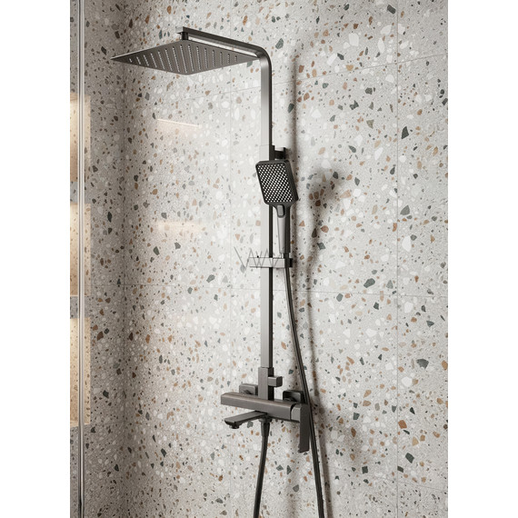 Душевая стойка Wonzon & Woghand Diamond WW-88739011-BGM, тёмный графит брашированный - фото 7