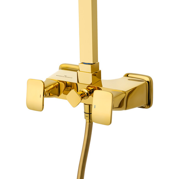 Душевая стойка Wonzon & Woghand Shakespeare WW-654602-DG, золото глянцевое - фото 3