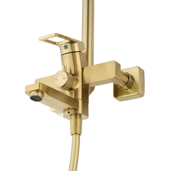 Душевая стойка Wonzon & Woghand Frame WW-88739010-BG, золото брашированное - фото 4