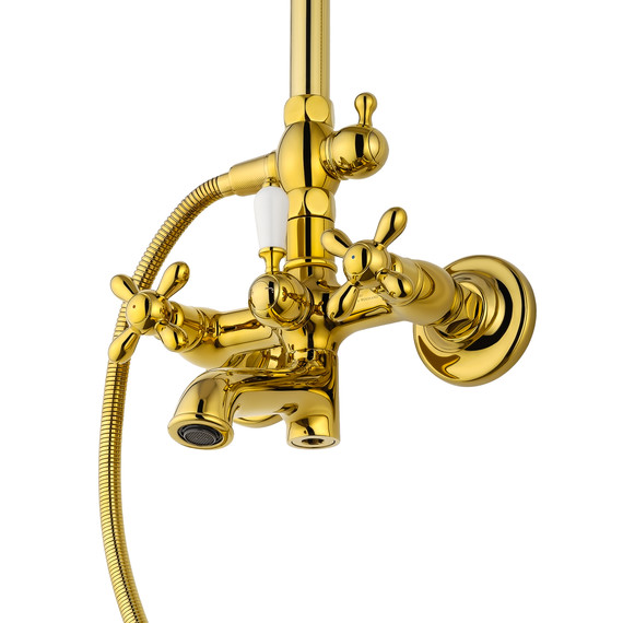 Душевая стойка Wonzon & Woghand Retro WW-88739020-PG, золото глянцевое - фото 3