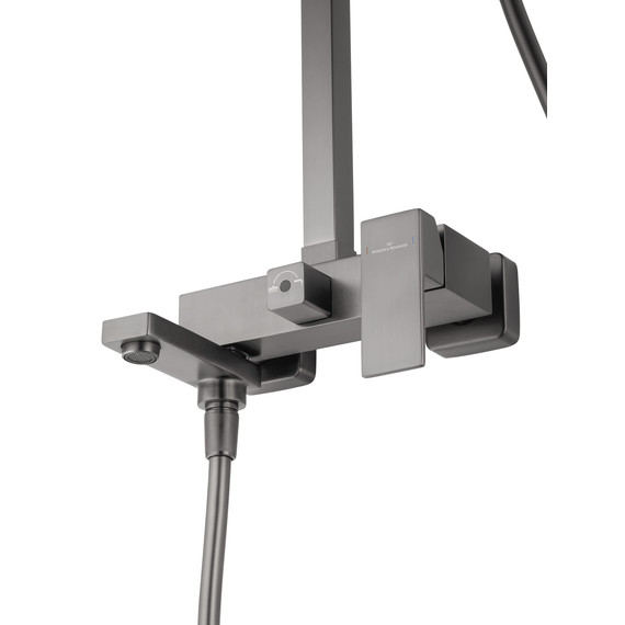 Душевая стойка Wonzon & Woghand Cube WW-88739016-BGM, тёмный графит брашированный - фото 4