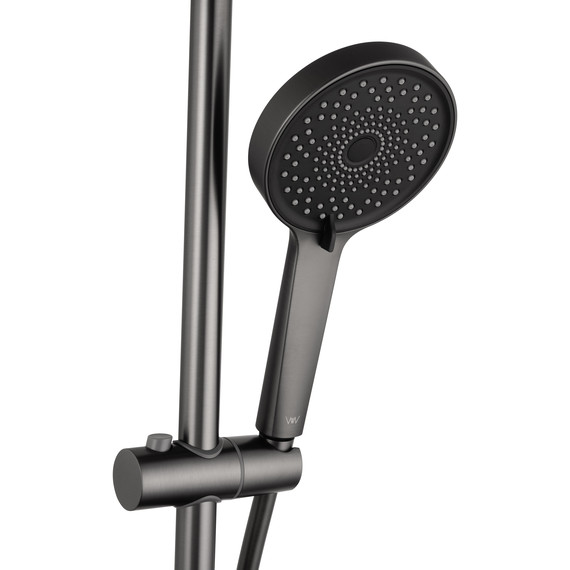 Душевая стойка с термостатом Wonzon & Woghand Stick WW-88739903-BGM, тёмный графит брашированный - фото 6