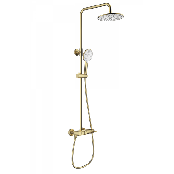 Душевая стойка Wonzon & Woghand Muse WW-A30653-BG, золото брашированное - фото 