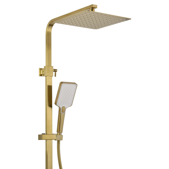 Душевая стойка Wonzon & Woghand Edge WW-88739003-BG, золото брашированное - фото 5