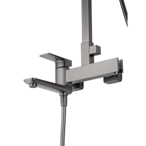 Душевая стойка Wonzon & Woghand Edge WW-88739003-BGM, тёмный графит брашированный - фото 4