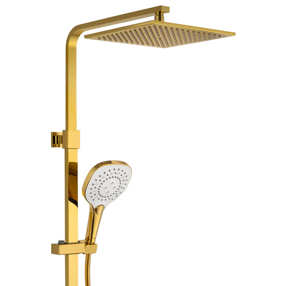 Душевая стойка Wonzon & Woghand Shakespeare WW-654602-DG, золото глянцевое - фото 5
