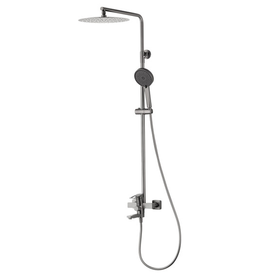 Душевая стойка Wonzon & Woghand Frame WW-88739010-BGM, тёмный графит брашированный - фото 