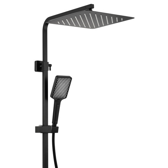 Душевая стойка Wonzon & Woghand Cube 2.0 WW-88047068-MB, чёрный матовый - фото 5