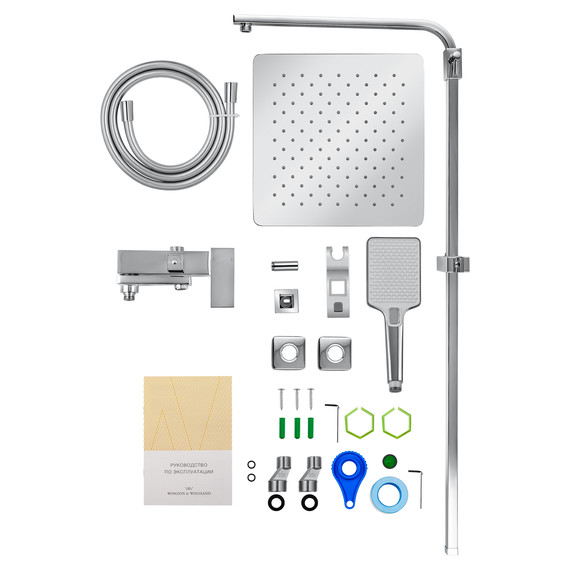 Душевая стойка Wonzon & Woghand Cube WW-88739016-CR - фото 7