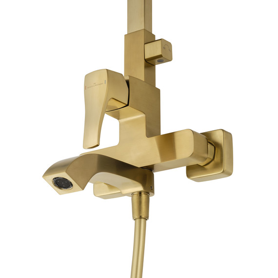 Душевая стойка Wonzon & Woghand Flex WW-88047072-BG, золото брашированное - фото 4