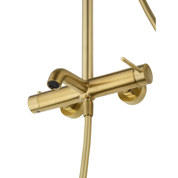 Душевая стойка Wonzon & Woghand Stick WW-88739017-BG, золото брашированное - фото 4