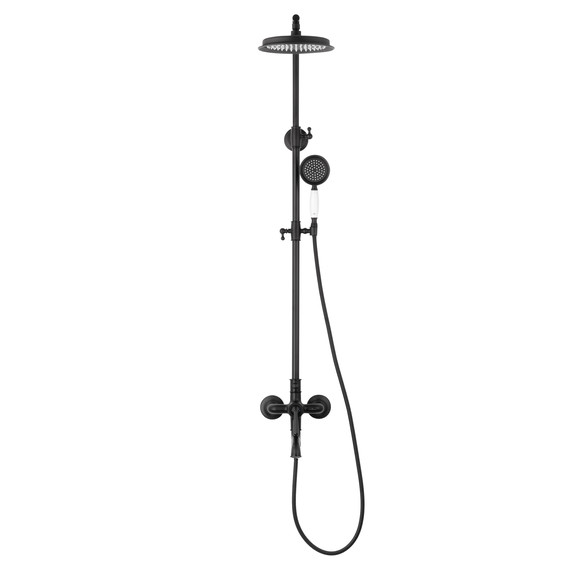 Душевая стойка Wonzon & Woghand Steam WW-88739008-MB, чёрный матовый - фото 2