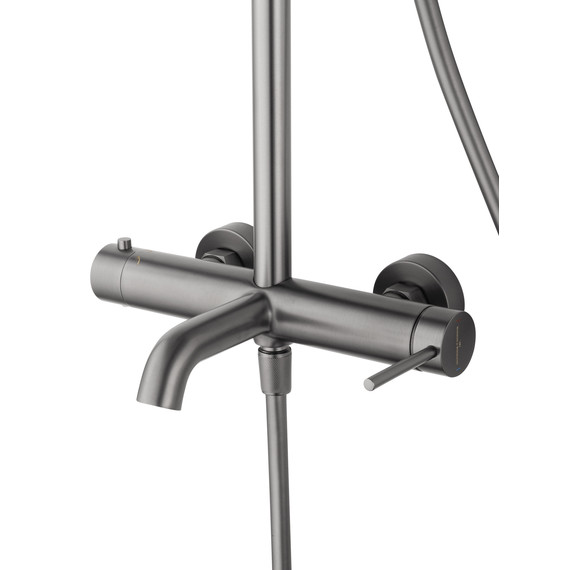 Душевая стойка Wonzon & Woghand Stick WW-88739017-BGM, тёмный графит брашированный - фото 3