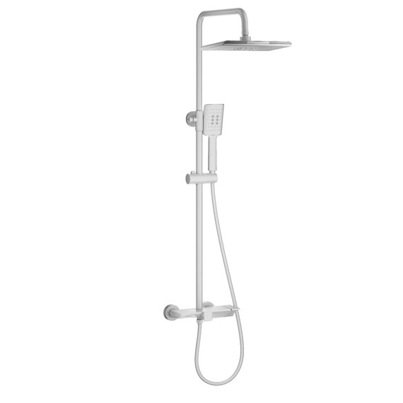 Душевая стойка Wonzon & Woghand WW-AE33110-MW, белый матовый - фото 