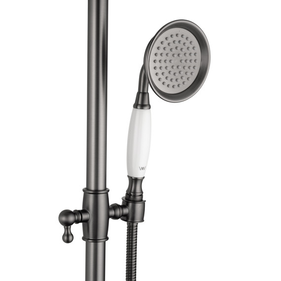 Душевая стойка Wonzon & Woghand Retro WW-88739020-BGM, тёмный графит брашированный - фото 6