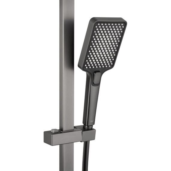 Душевая стойка Wonzon & Woghand Edge WW-88739003-BGM, тёмный графит брашированный - фото 6
