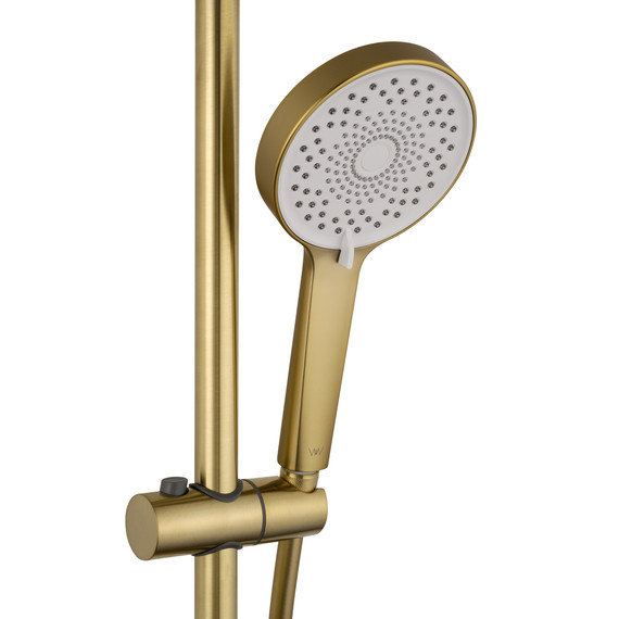 Душевая стойка Wonzon & Woghand Stick WW-88739017-BG, золото брашированное - фото 6