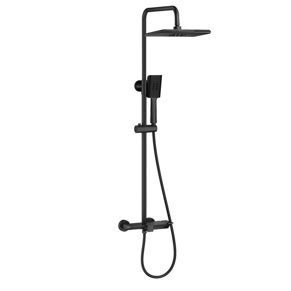 Душевая стойка Wonzon & Woghand WW-AE33110-BGG, тёмный графит брашированный - фото 