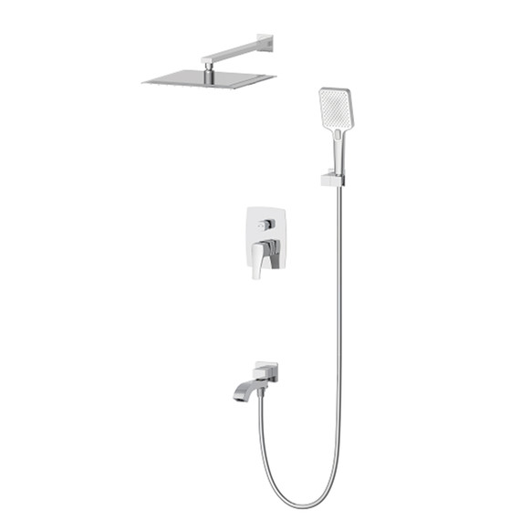 Душевая система для ванны Wonzon & Woghand Flex WW-88939072-BN, никель брашированный - фото 