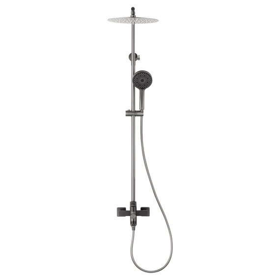 Душевая стойка Wonzon & Woghand Frame WW-88739010-BGM, тёмный графит брашированный - фото 2